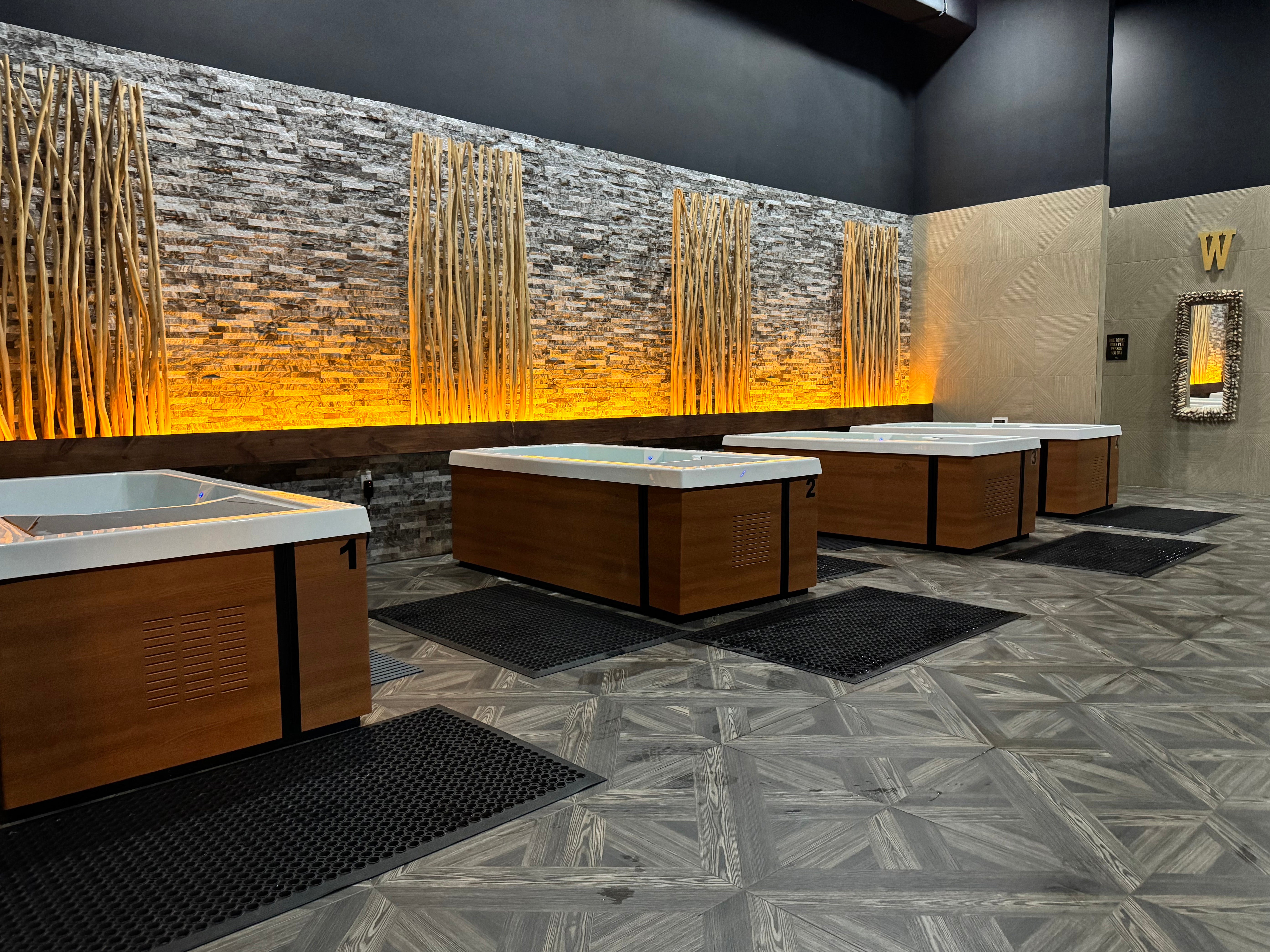 Lineup of 4 Alpine Terrains in Gym