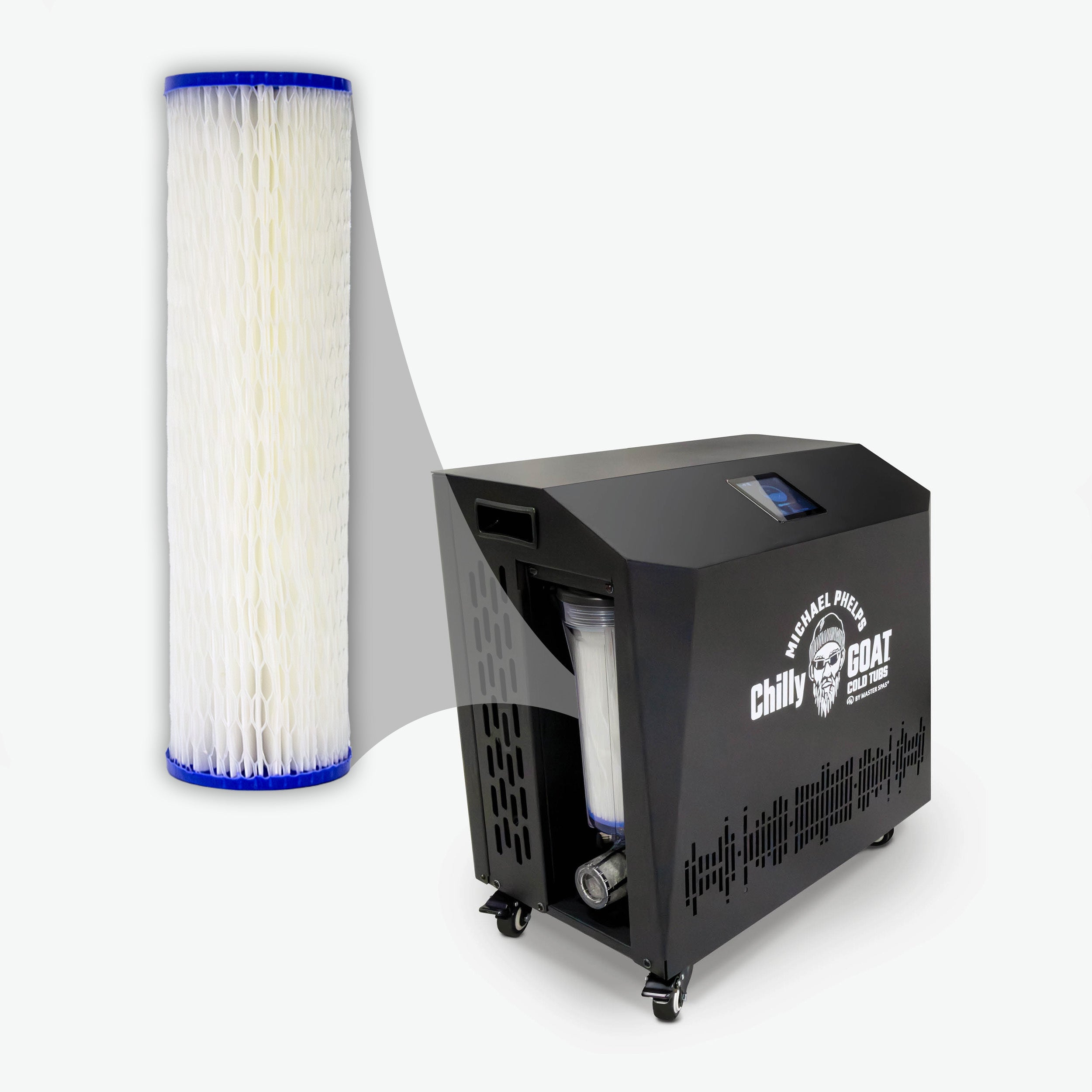 Chiller Filter in use