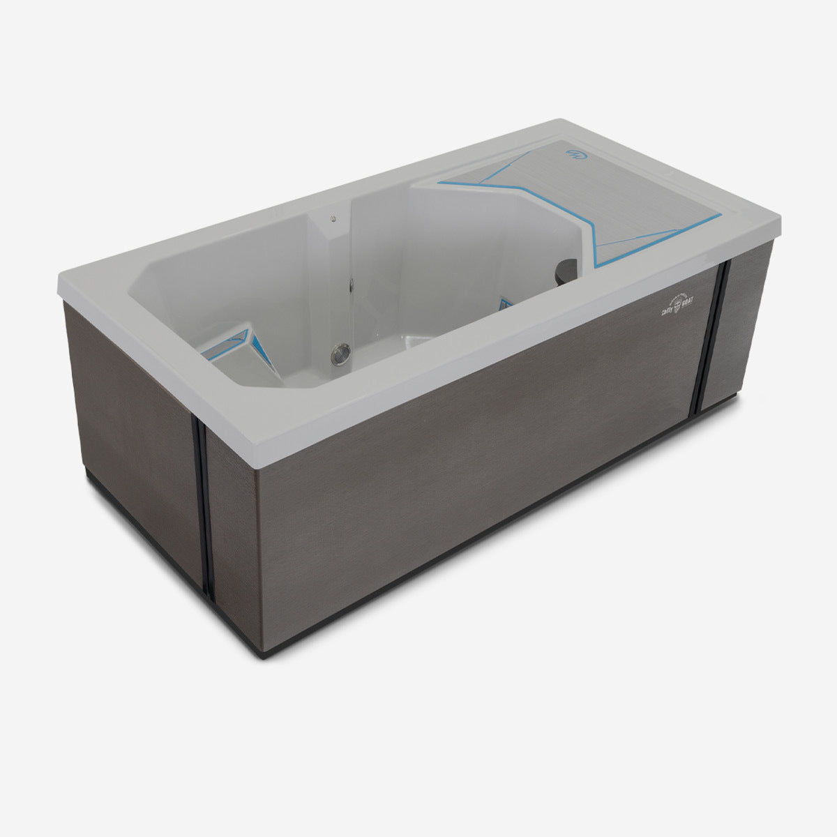 The cold tub dimensions, 30 inches tall by 42 inches deep by 84 inches long, are displayed.